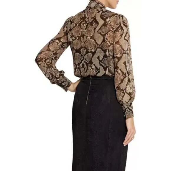 Altuzarra blouse in snakeskin - Picture 2 of 6